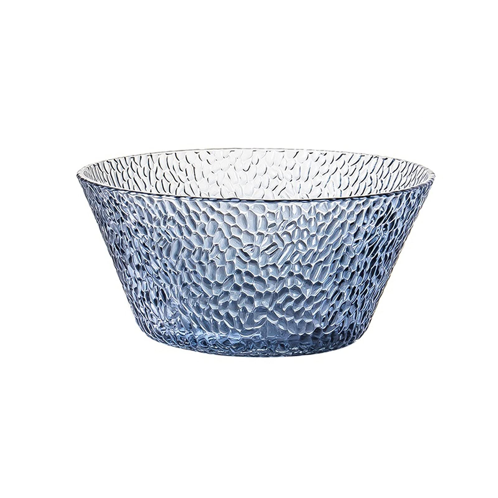 Transparente Salatschüssel Glas Persönlichkeit Haushalt Einzelfruchtplatte Große Schüssel Kreative Mädchen Nette Geschirr (Color : D)