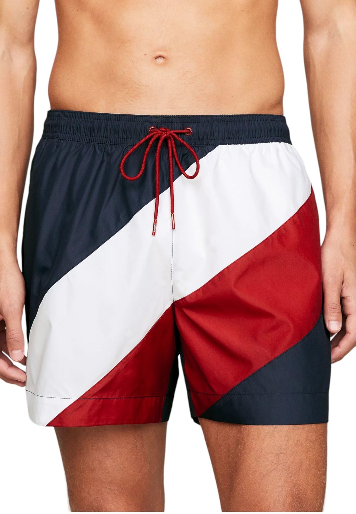 Tommy Hilfiger Pantaloncino da Bagno Uomo Medium Drawstring Lunghezza Media, Blu (Desert Sky), XXL