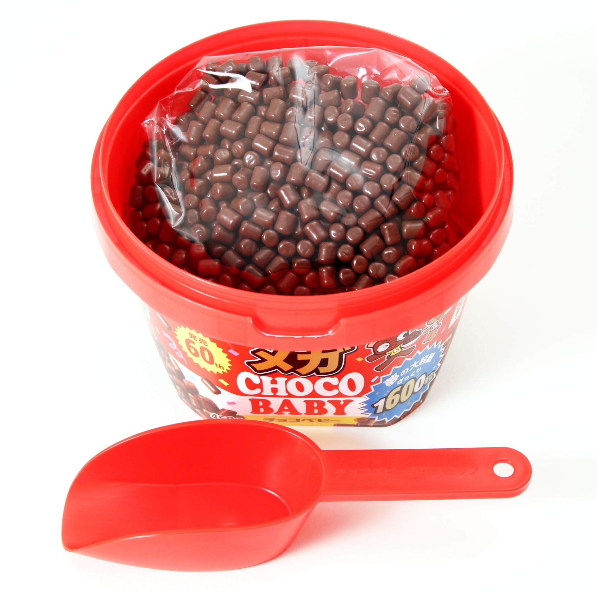 Amazon.co.jp: 明治 夢のメガチョコベビー450g（スコップ付き） : 食品