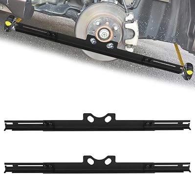 Ertuohg Wheel Alignment Tool, Toe Alignment Tool Plate, Toe Plates Wheel Alignment Tool, Car DIY Toe Alignment Tool, Wheel Alignment Tools Kit for Easy Storage, Metal
