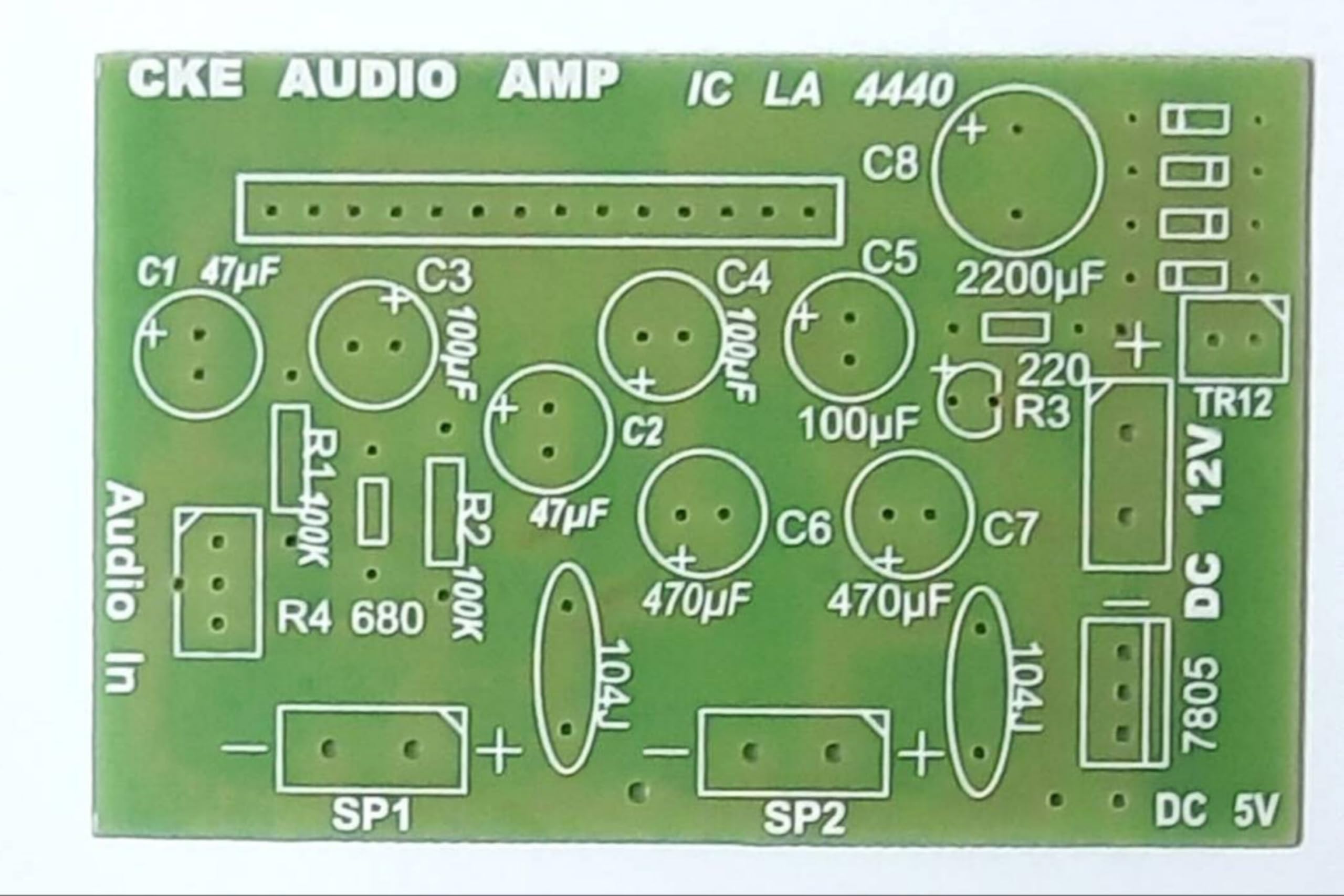 CKE CD4440CS IC Stereo Circuit Board(PCB) for Amplifier Home Theater (Single IC)-image-8