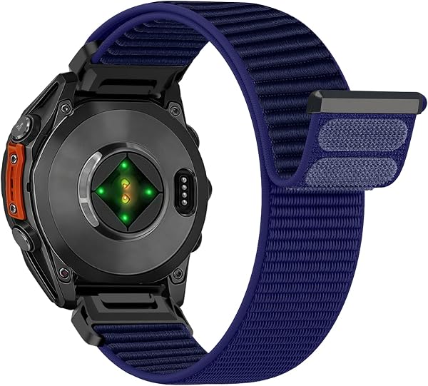 22mm Nylon Correa para Fenix 8 47mm/Fenix 7, Reemplazar Pulsera Sport Loop Correa para FENix 7 Pro/FEnix 6/6 Pro/FEnix 5/5 Plus/Instinct 2/Instinct 3 E 45mm/Forerunner965/955/945 - 2