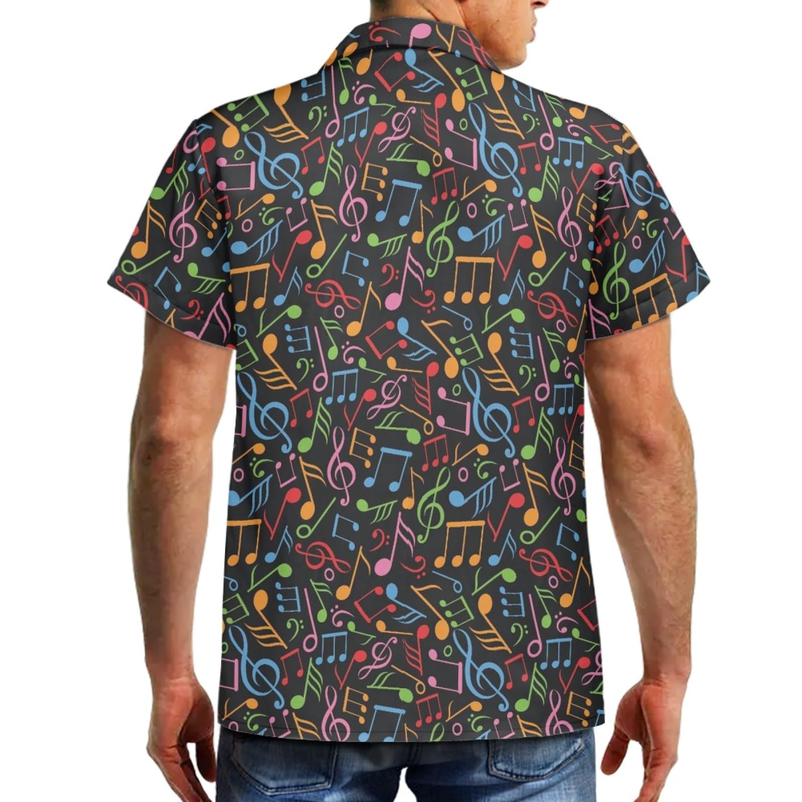 Wanyint Hawaii-Hemd für Herren, lässig, weich, Knopfleiste, normale Passform, kurzärmelig, Flanell, Strandhemden, Größe XXL bis 7XL
