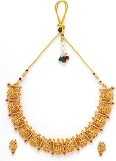 Sukkhi Latest Beautiful Peacock Design with Choker Necklace & Studs Earring Jewellery for Women Price In India