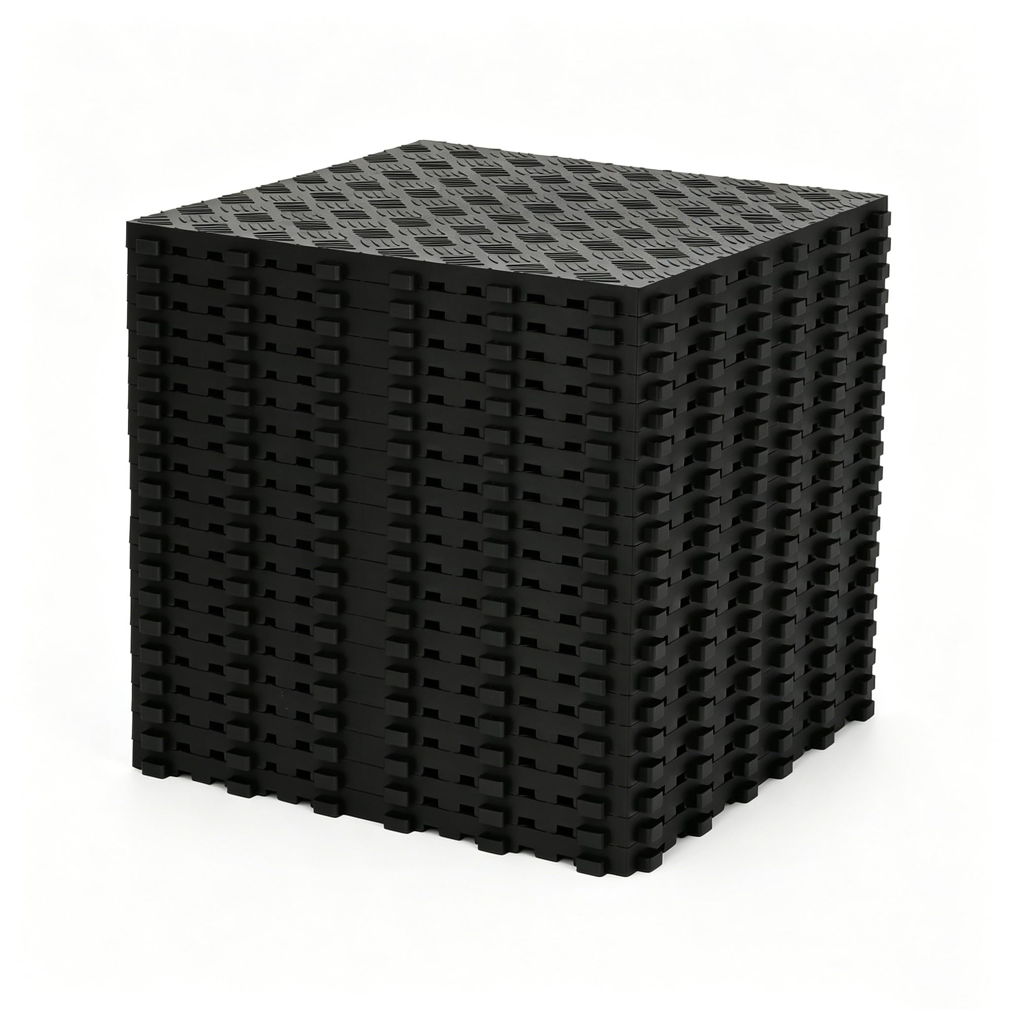 bimiti 20 Stück 40x40cm PVC Garagenboden, Garagenboden Fliesen aus Gummi, Garagenboden Schutzmatte rutschfeste, Bodenmatte für Garage (20pcs)