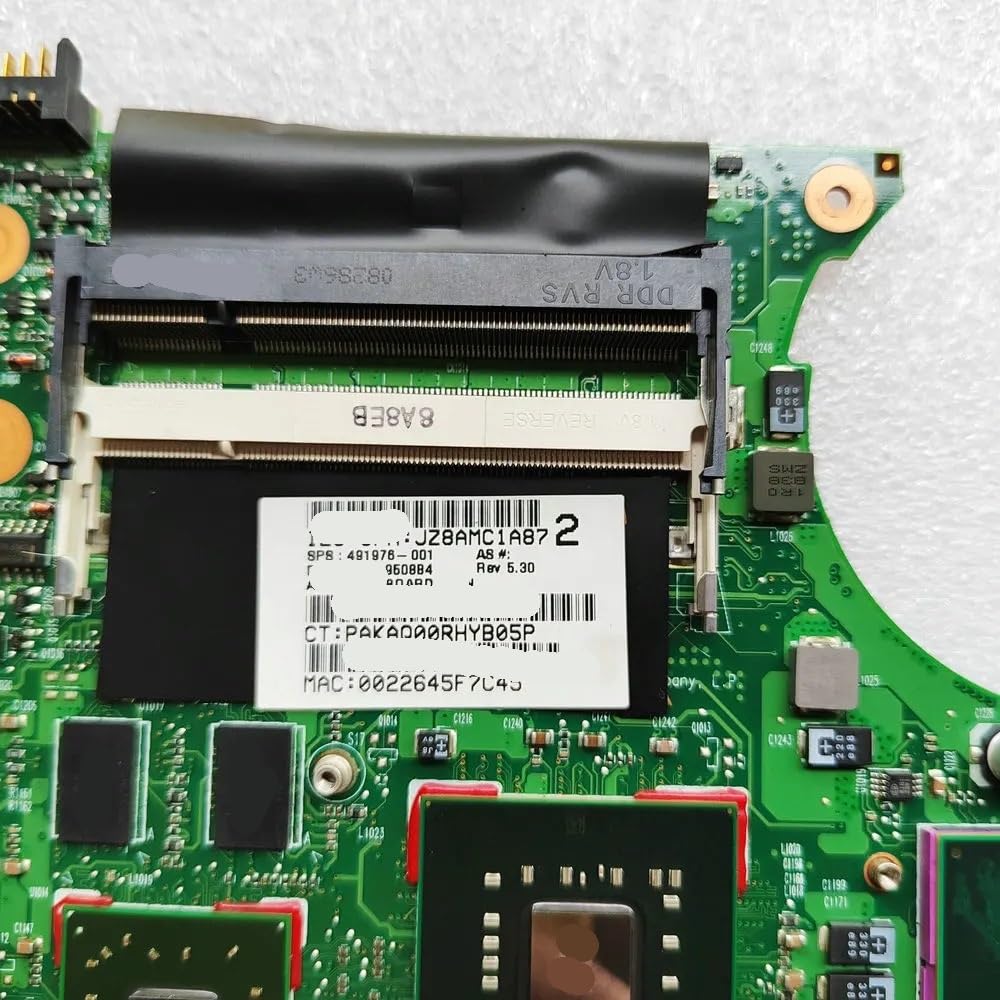 Scheda Madre Del Portatile Adatto for HP Compaq 6530s 6531S 6730S | Notebook 6830s 491976-001 PM45 DDR2 Testato al 100% OK