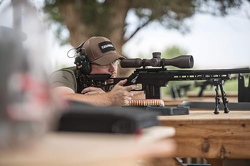 Miniatura 5 de Caldwell M-Lok KeyMod Bípode con perfil bajo y bloqueo giratorio para guardamanos de polímero en rifle largo para campo de tiro táctico y deporte