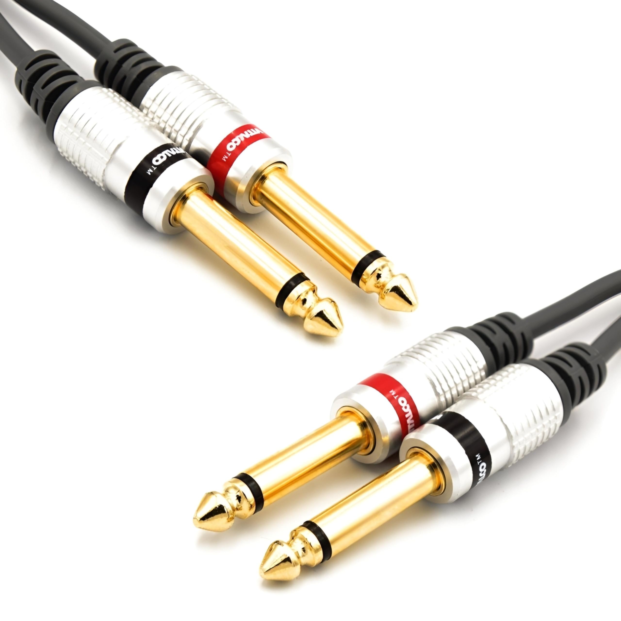 Seadream Cavo sdoppiatore a Y da 2,5 mm, 2 pezzi, da maschio 2,5 mm a doppia femmina, cavo splitter audio per microfono, prolunga per telecamera di backup; placcato oro a 4 poli
