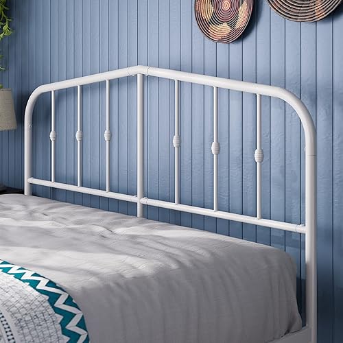 Miniatura 31 de Plataforma Zinus Arnav, Doble, Blanco Blanco,Negro -