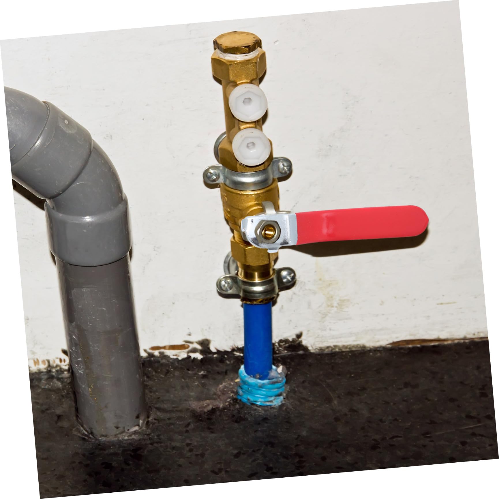 Healeved 2 Pezzi Maniglia Leva Valvola Acqua in Resistente alla Corrosione Ricambio per Rubinetto Esterno Valvola Sfera Foro Uso per Impianti Idraulici e Giardino