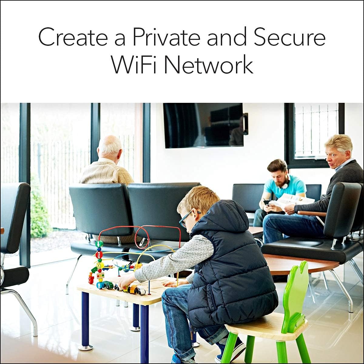 NETGEAR Wireless Access Point (WAX214) - WiFi 6 Dual-Band AX1800 Speed | 1 x 1G Ethernet PoE Port | 802.11ax | WPA3 Security | Create up to 4 Separate Wireless Networks (Renewed)
