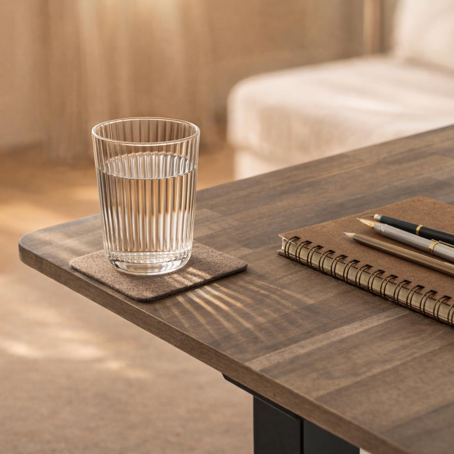 FLEXISPOT E6 MAX Woodix Acacia Solid Wood 72x30 Inch Dual Motor Heavy Duty Standing Desk, 330lbs Capacity, 3-Stage Height Adjustable Desk w/Cable Management & Wheels(Walnut Acacia Wood + Black Frame)