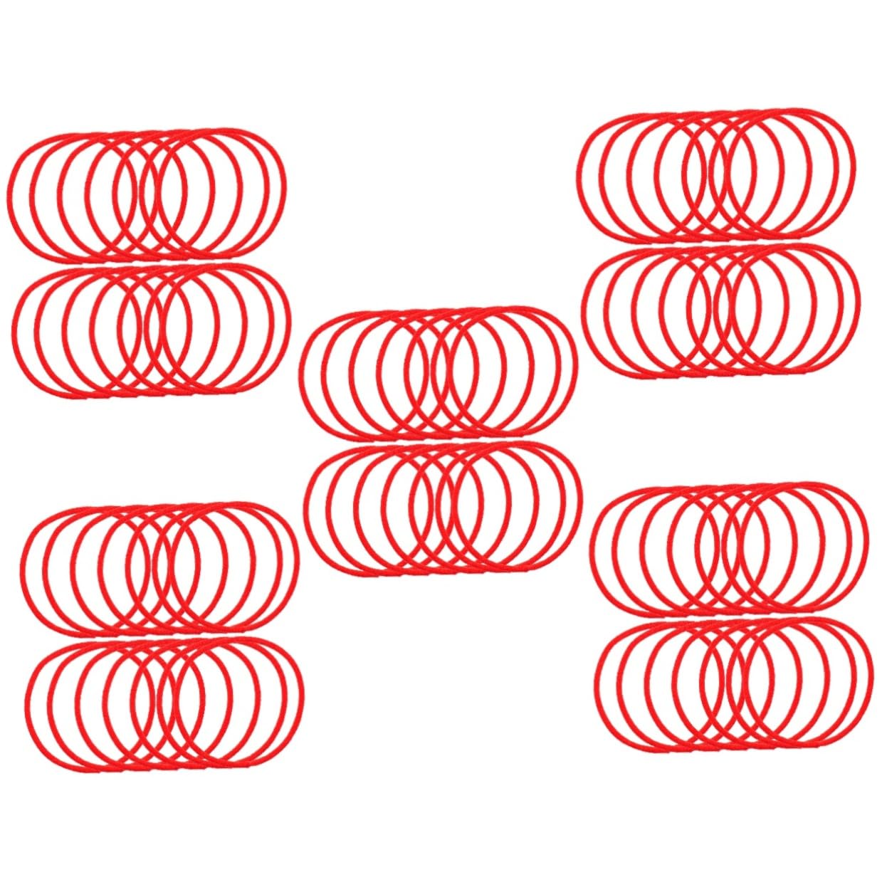 Healeved 500piezas Coletas Elásticas Coloridas Para Niñas Lazos De Pelo Ajustables y Resistentes Accesorios Para Fiestas y Uso Diario