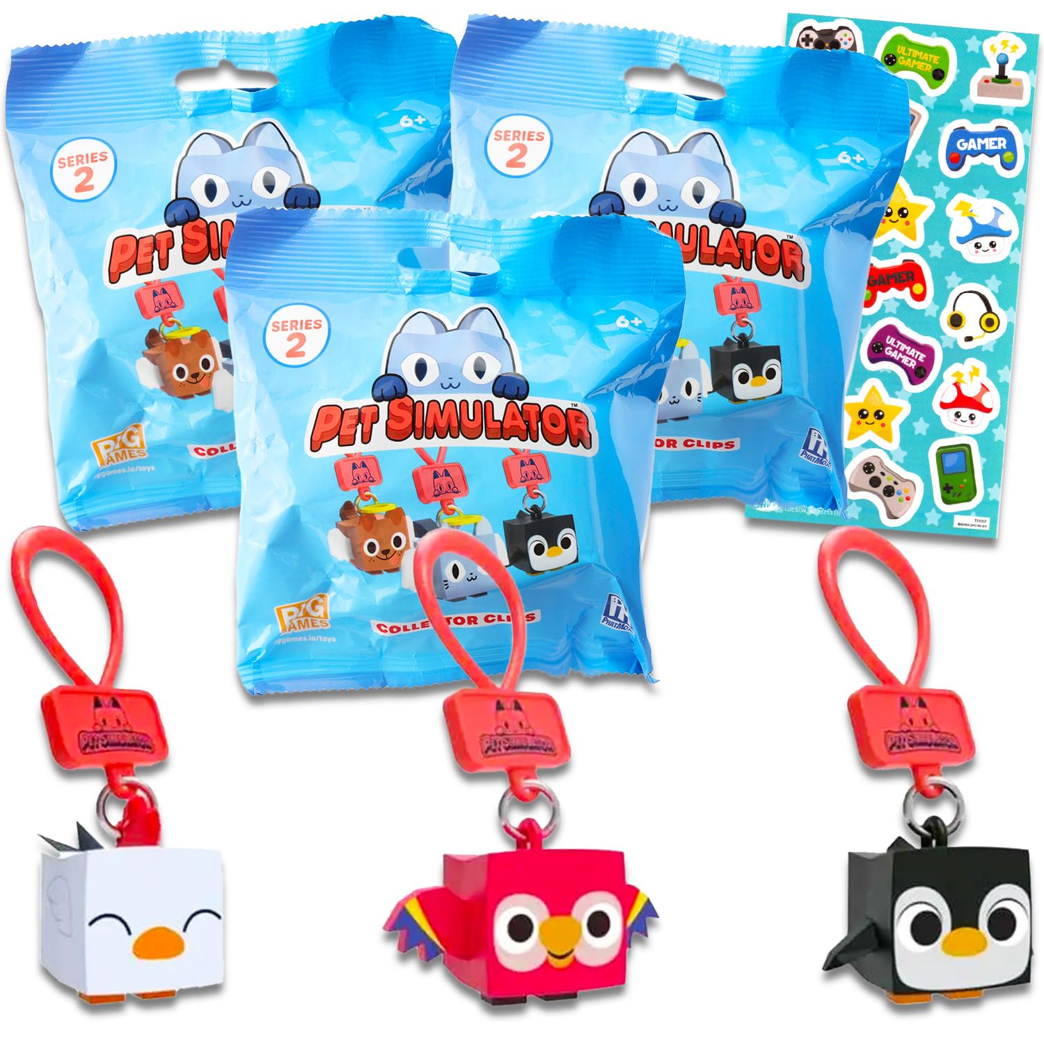 Amazon.com: Pet Simulator X Mini Figures Blind Bags Set - 3 Pack
