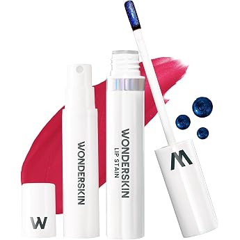 wonderskin wonder blading peel & reveal lip stain set long-lasting lipstick long-lasting waterproof first kiss kit