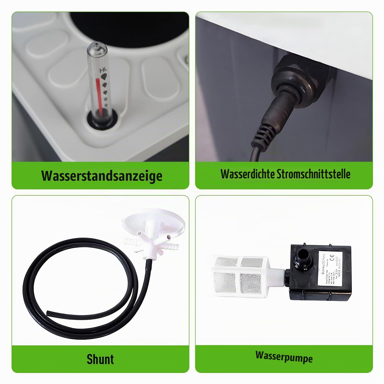 30 Pods Hydroponisches Anzuchtsystem Indoor Tower Garten mit Wasserpumpe