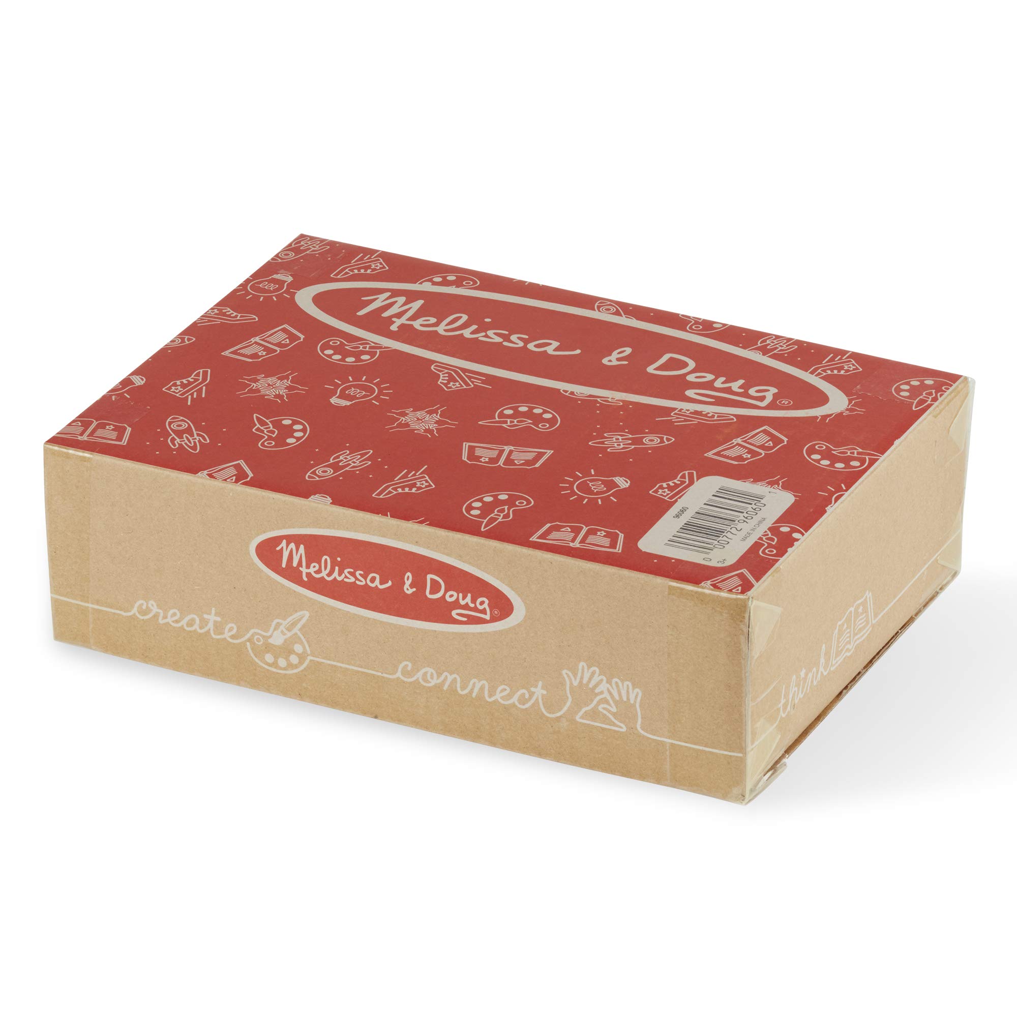 Melissa & Doug 12790 Cavalletto da Tavola Magnetico a Due Lati - Lavagna Cancellabile a Secco e per Gessetti