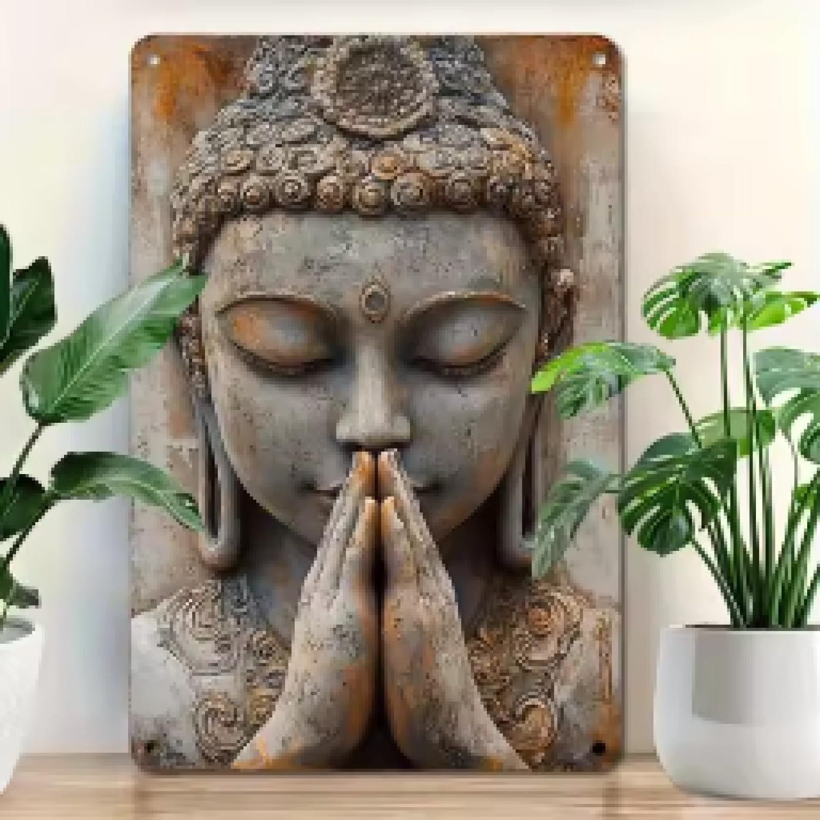 Impressions de Bouddha pour déco de chambre zen 60x90 cm