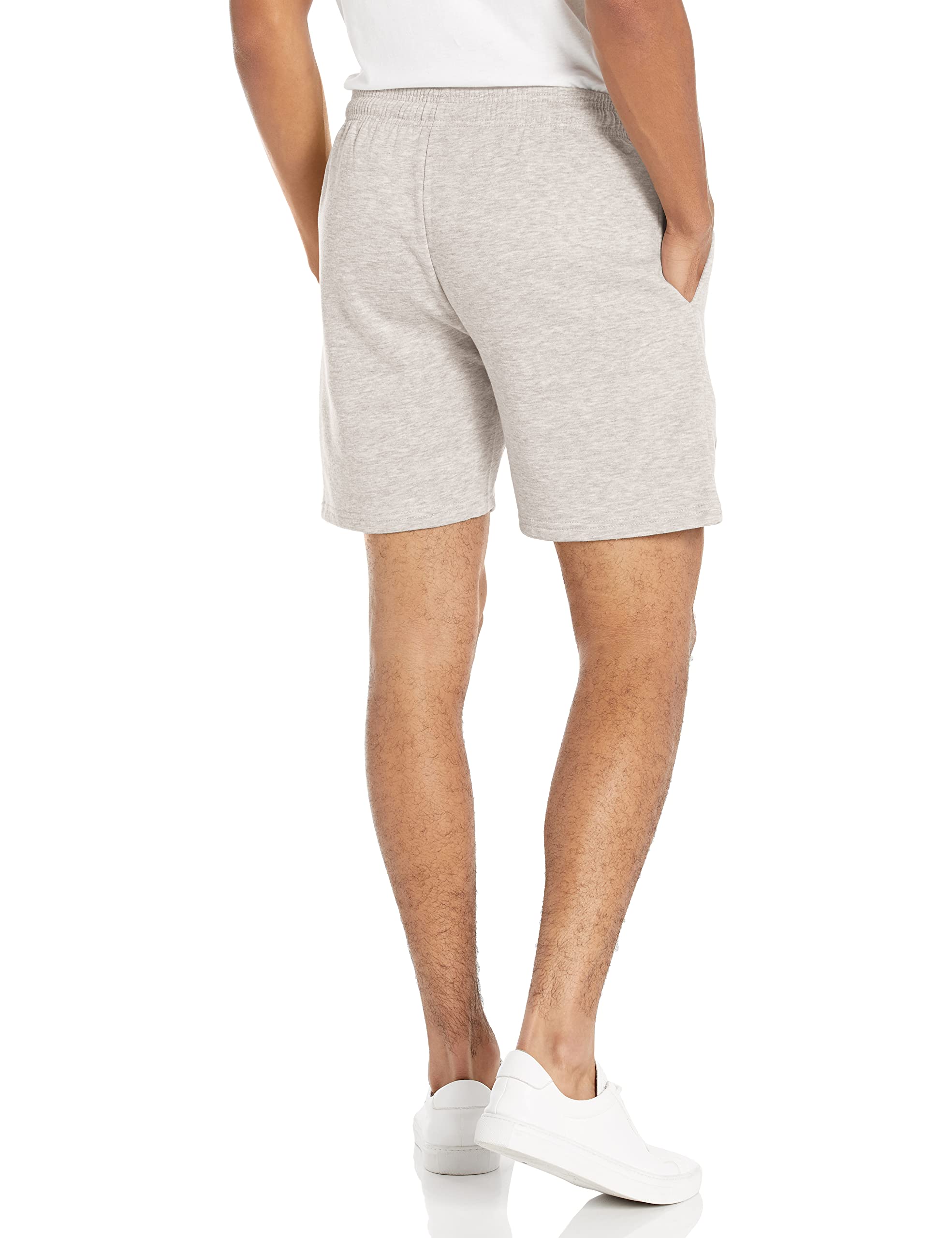 FOCO New Orleans Saints NFL Gray Wordmark Fleece Shorts - L