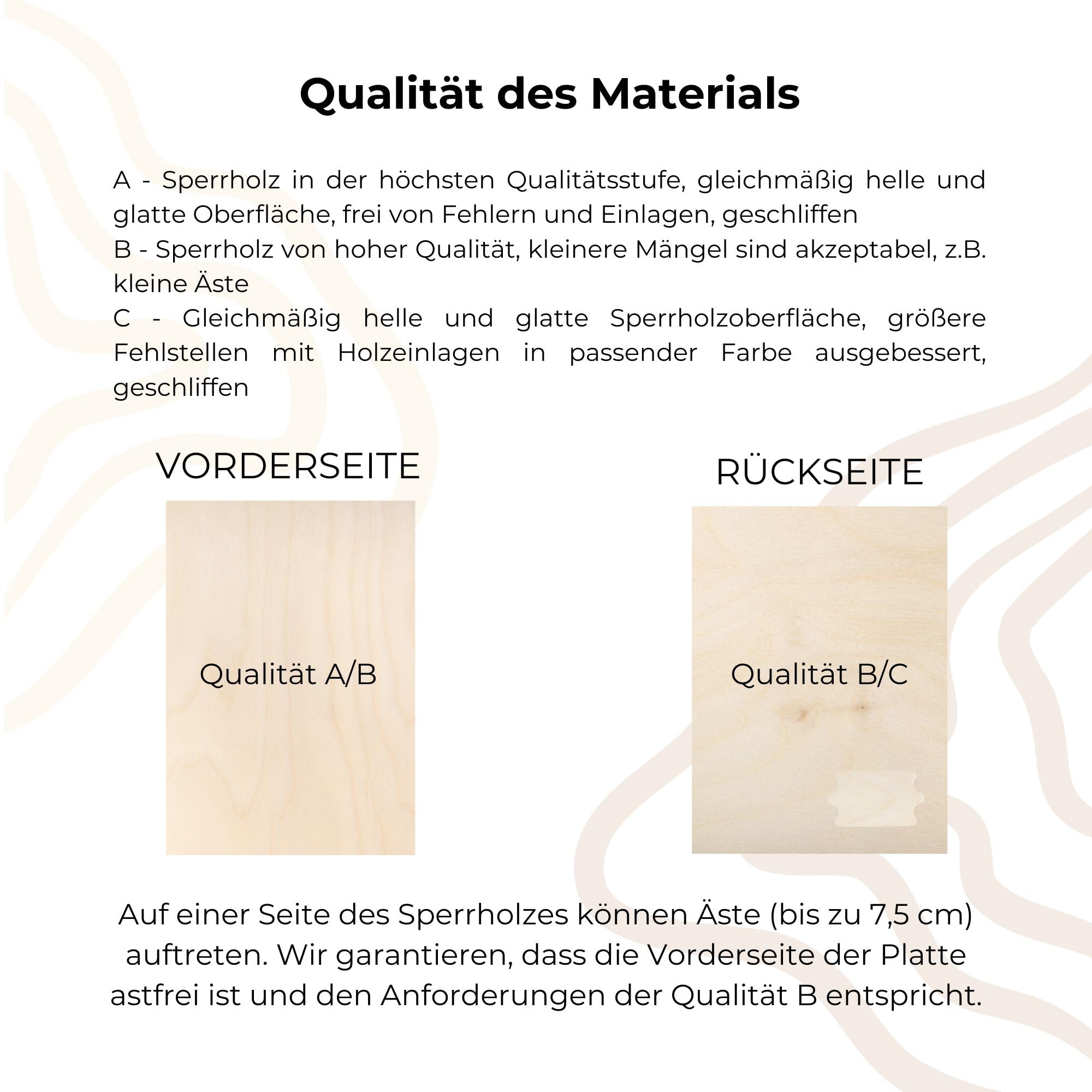 Creative Deco 10 x A3 Sperrholzplatte 3mm | 420 x 300 (+/- 2) mm | Birkensperrholz Dünne holz-Zuschnitte | Perfektes Blatt für Laubsäge, Brandmalerei, Laserschnitt, CNC Router, Durchbrochenes
