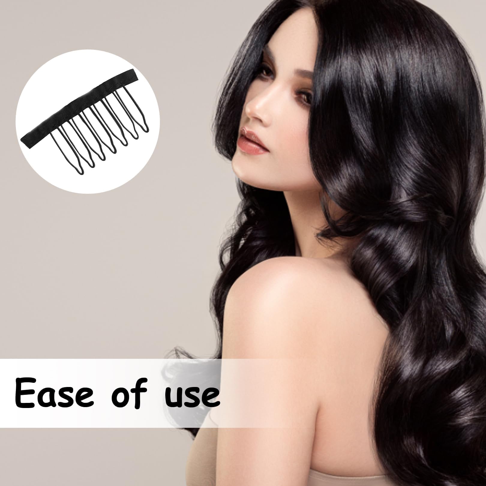 30 Pcs7-Teeth Wig Grip Comb Clips, Secure and Durable Wig Cap Accessories for Women Perfect for DIY Wig Making Styling - Image 4
