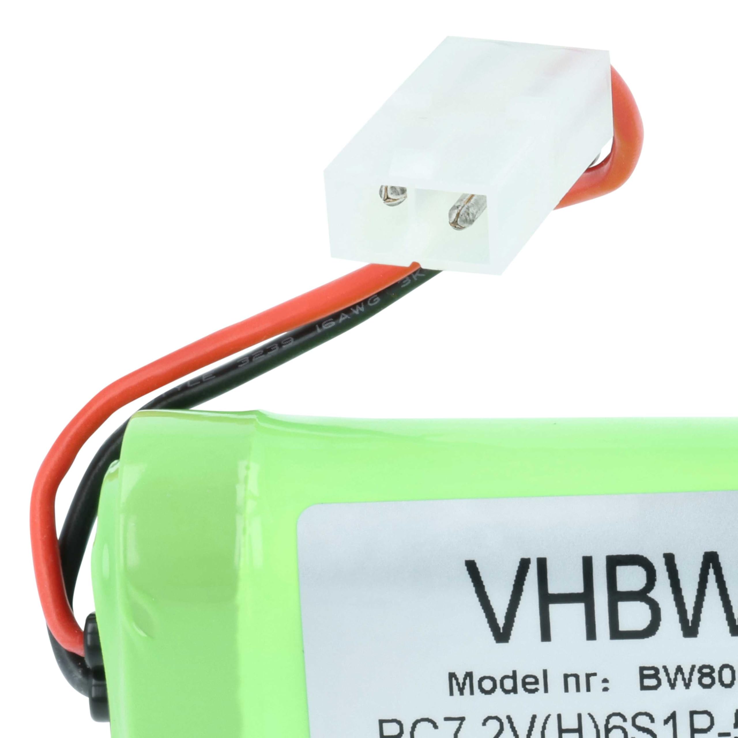 Zeee - Batería NiMH de 7.2 V 5000 mAh con enchufe Tamiya de 6 celdas