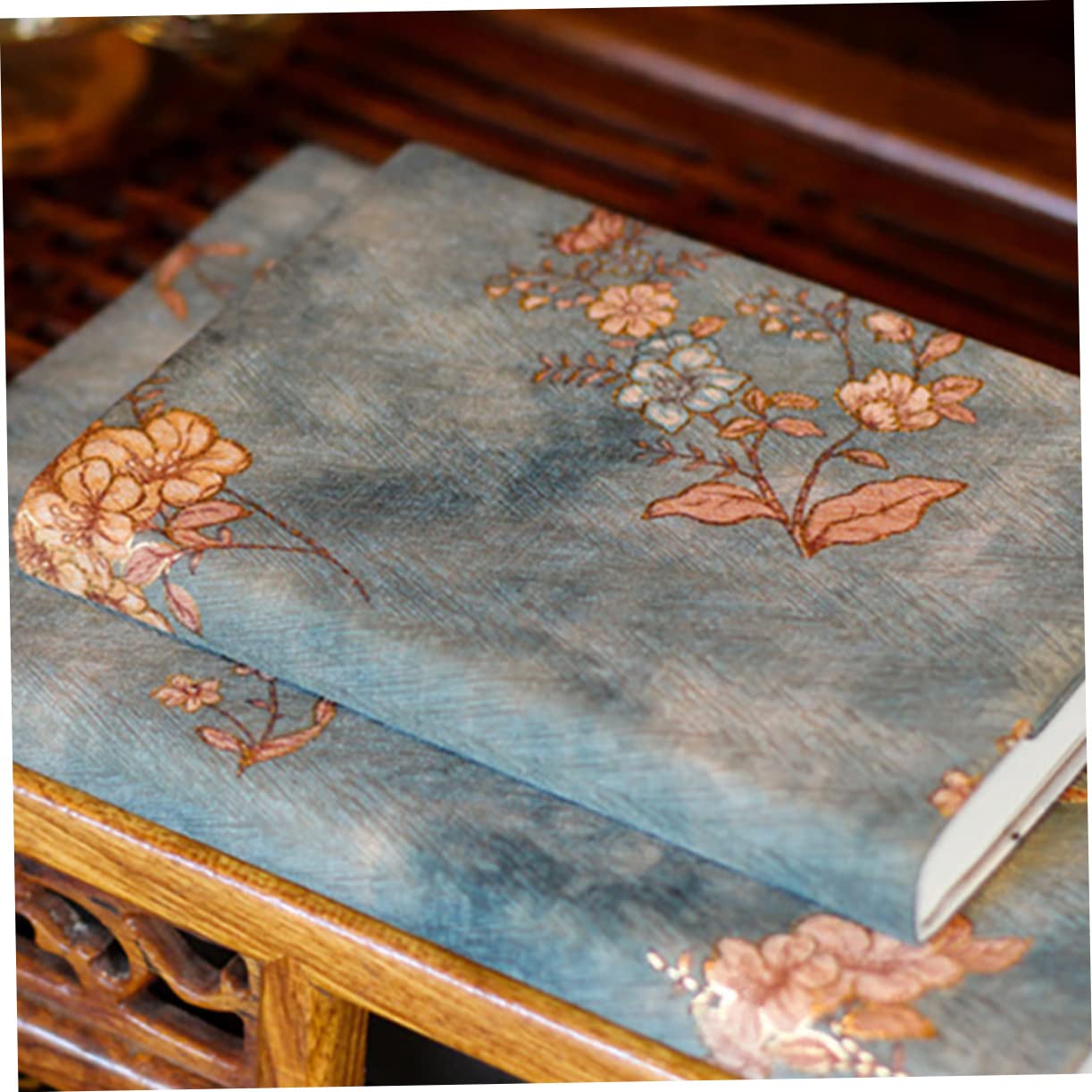 EXCEART 5 Pièces Réglable Livre Veste Livre Décor Pour École Cahier Classeur Couvertures De Livre Pour Livres À Couverture Souple Élégant Livre Protecteur Tissu Livre Couvre Main Décor