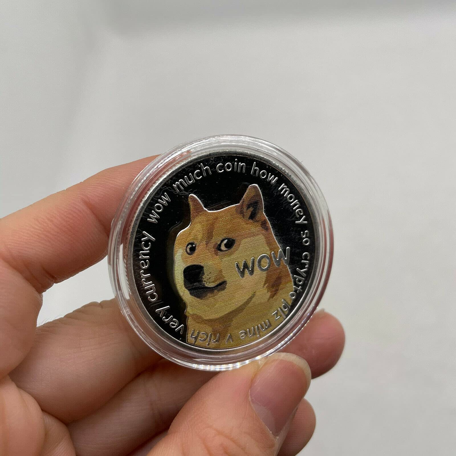 Amazon | ドージコイン Dogecoin To The Moon 月へ 物理的 記念