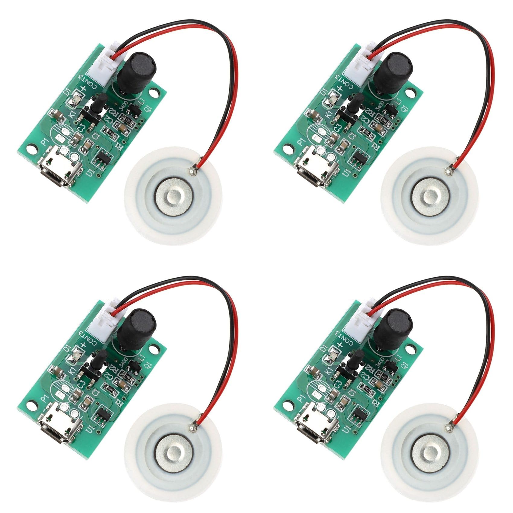 Aundhegrtt 4X Ultrasonic Mist Maker Fogger Atomizer Transducer Atomizer Film Plate Accessories Humidifier Rubber Gasket