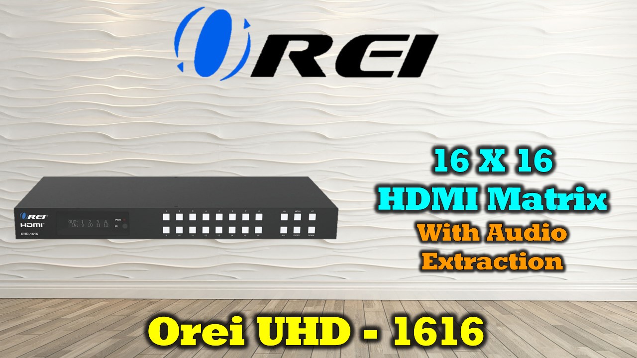 Amazon.com: OREI 16x16 HDMI Matrix Switch – 4K@60Hz 18Gbps, HDR10