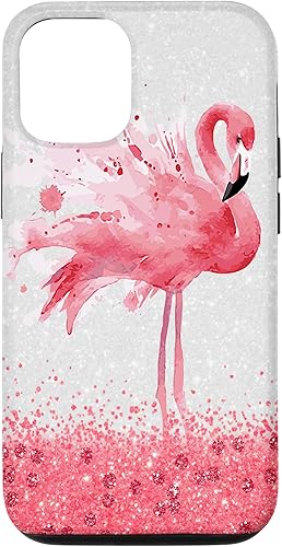 Funda para iPhone 14 Cute Flamingo Women Girls Flamingos Birds