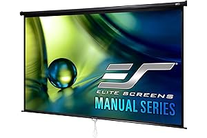 80-INCH Manual Pull Down Projector Screen by Elite Screens