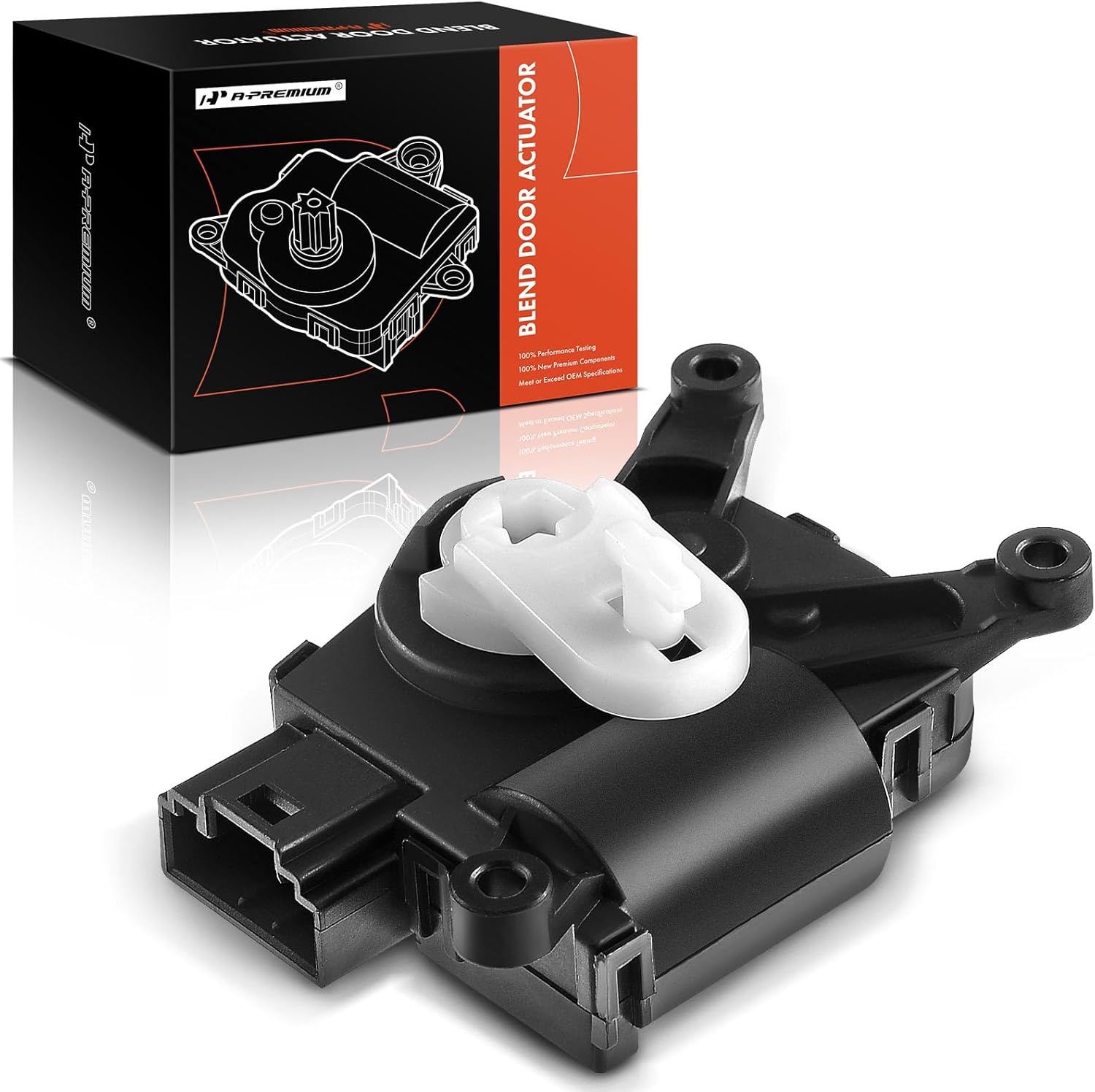A-Premium HVAC Heater Blend Door Actuator Compatible with Volkswagen Passat 2012-2018, Beetle 2012-2018, Temperature Actuator, Replace# 561907511D