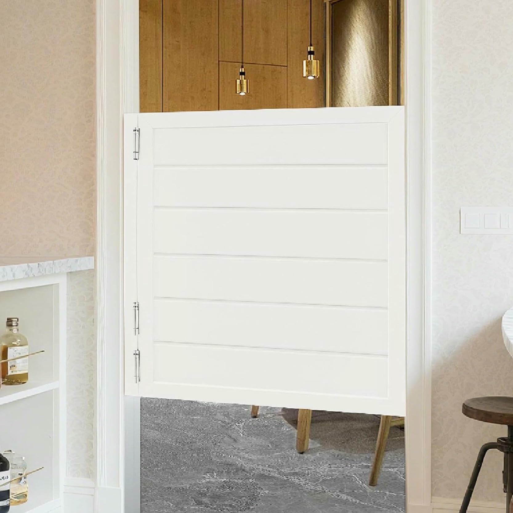 Cafe Wood Saloon Half Door - Porta Oscillante per Porte della Partizione da Cucina, Ingresso A Bar - Incluso CAMERILI