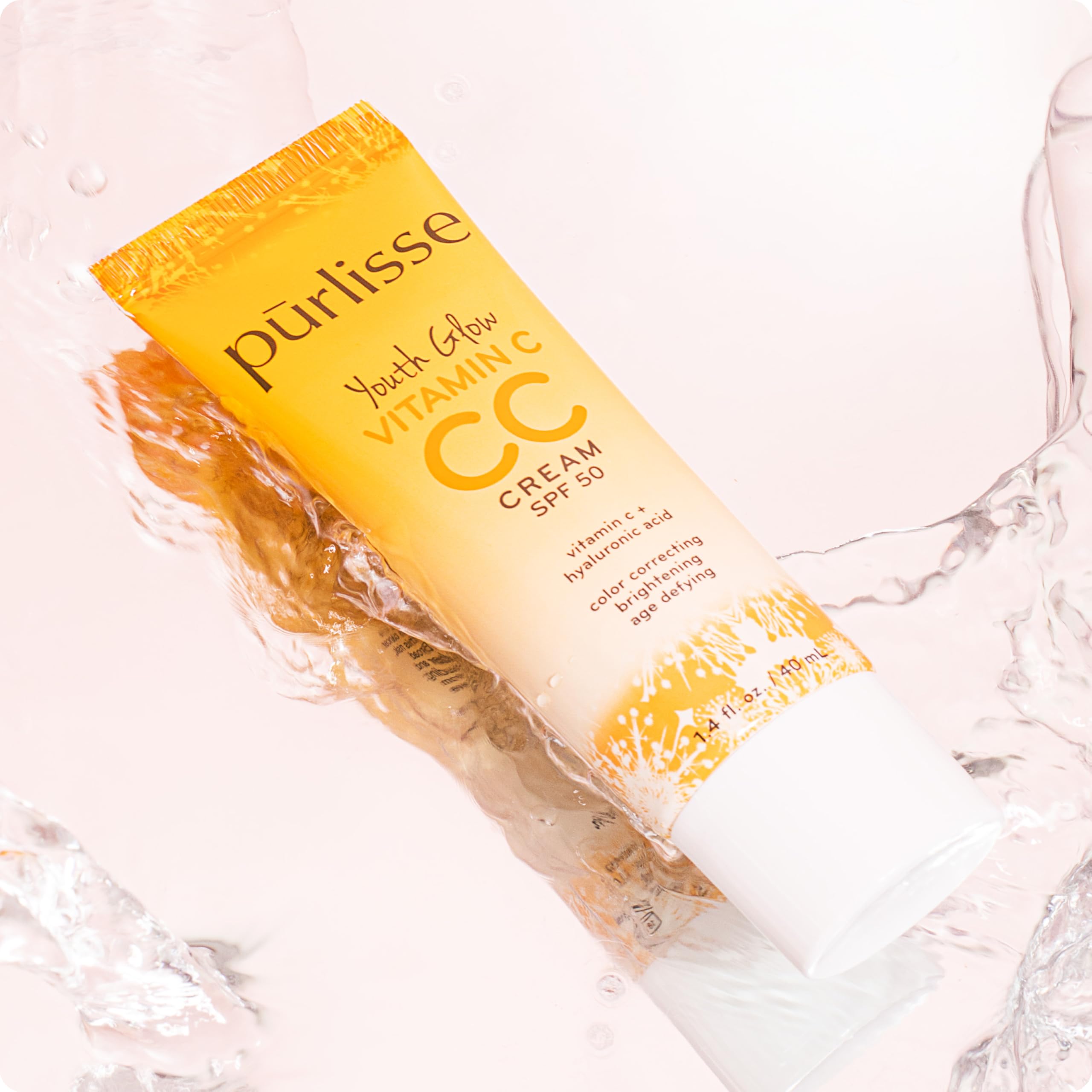 Amazon.com: pūrlisse Youth Glow Vitamin C CC Cream SPF 50