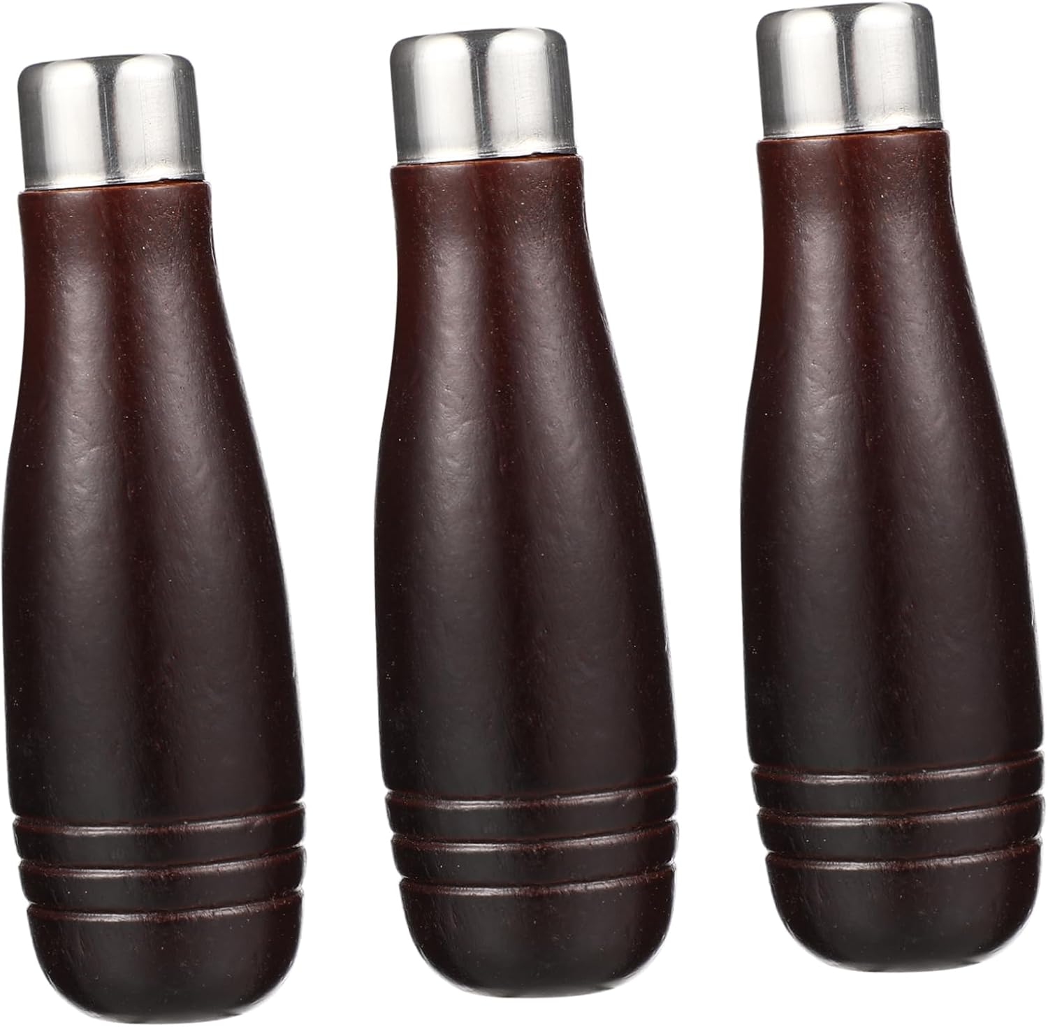 Housoutil 30pcs Wooden Rasp Handles Ergonomic File Handles for Woodworking and Crafting Comfortable Grip Compatible Files and Rasp Tools