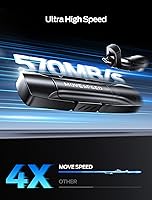 Vista 2 de MOVE SPEED Unidad USB de 128 GB, SSD externo de velocidad de lectura de 570 MB/S con doble puerto tipo C + USB 3.2 SSD portátil para iPhone serie