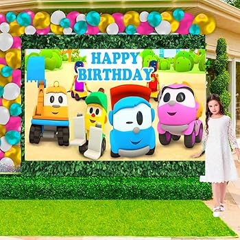 Amazon.co.jp: Leo The Truckパーティー用品誕生日
