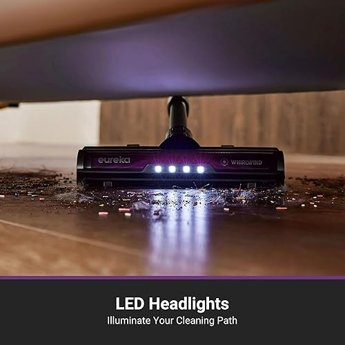 Miniatura 2 de Eureka Stylus Elite NEC490BL - Aspiradora inalámbrica, potente succión de 350 W, estación de autovaciado, tiempo de funcionamiento de 60 minutos,