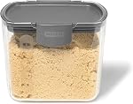 Starfrit PROKEEPER Brown Sugar Container with Terracotta Disk - Graduated Measurements - 2.5LB/1.1KG - Airtight
