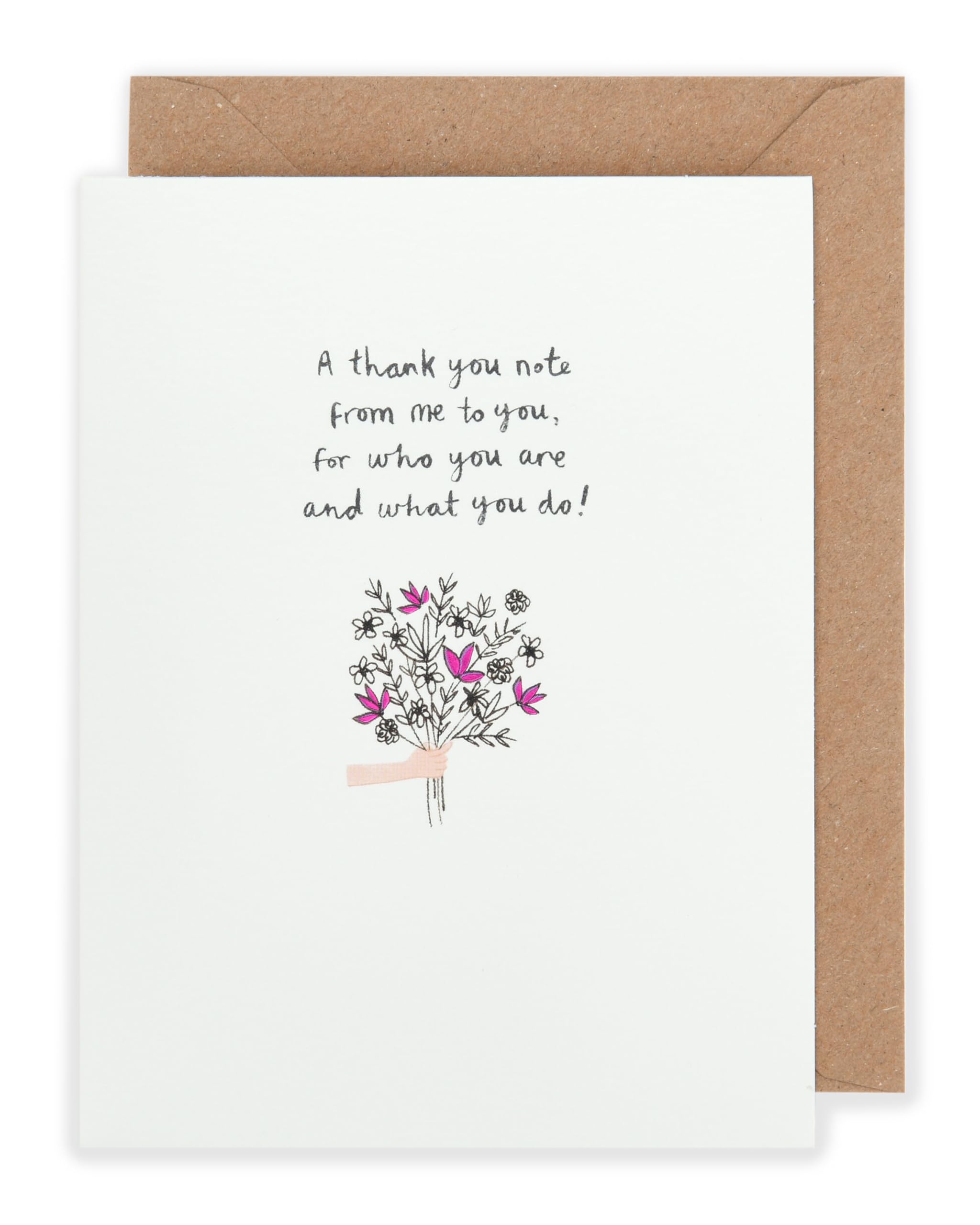 Kindred | Thank You Card | Flowers Design | With Envelope