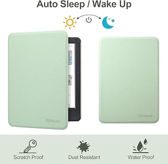 RSAquar Case for Kobo Clara Colour | BW | 2E, Tolino Shine Colour/Shine 5/4 with Hand Strap – 6