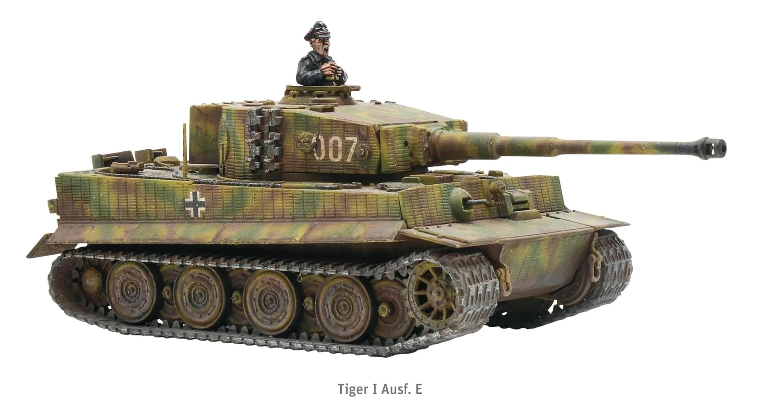 Tigre I Ausf. E – Tanque em escala de plástico 1:56/28 mm para