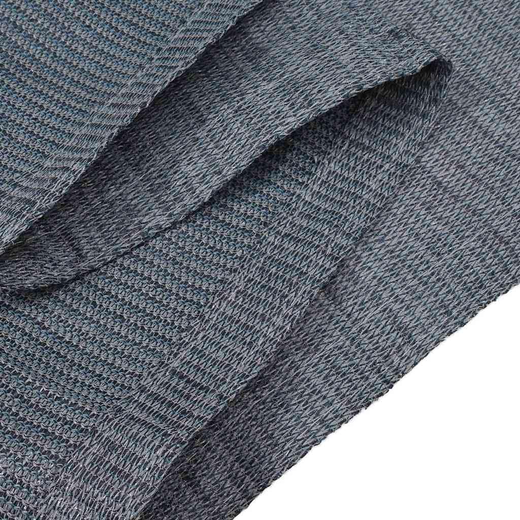 Zeltteppich Blau und Grau 600 x 400 cm Polyethylen, wetterfeste Bodenplane für Camping, Outdoor, leicht faltbar, robust, ideal für Garten, Terrasse, Zelthering, Abspannleine, Reparaturset