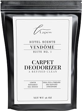 Lapew Hotel Scents Luxury Carpet Deodorizer Powder | Vendome Suite 1 | Inspired by the Ritz-Carlton | Hotel Scented Carpet Freshener | 36oz