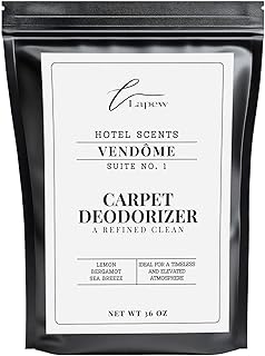 Lapew Hotel Scents Luxury Carpet Deodorizer Powder | Vendôme Suite 1 | Inspired by the Ritz-Carlton | Hotel Scented Carpet Freshener | 36oz