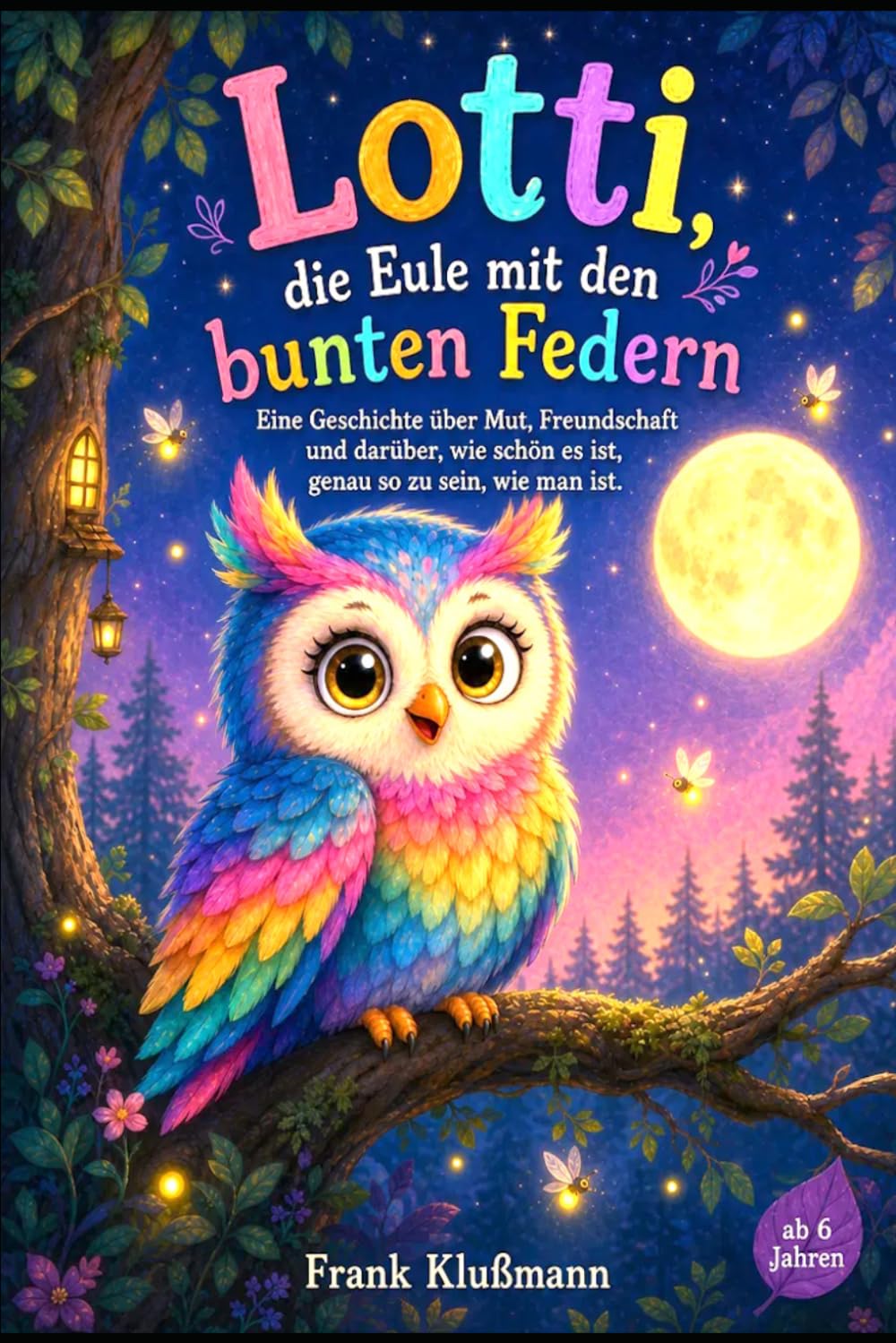 „Lotti, die Eule mit den bunten Federn“: ein liebevoll erzähltes Kinderbuch für Mädchen und Jungen ab 6 Jahren