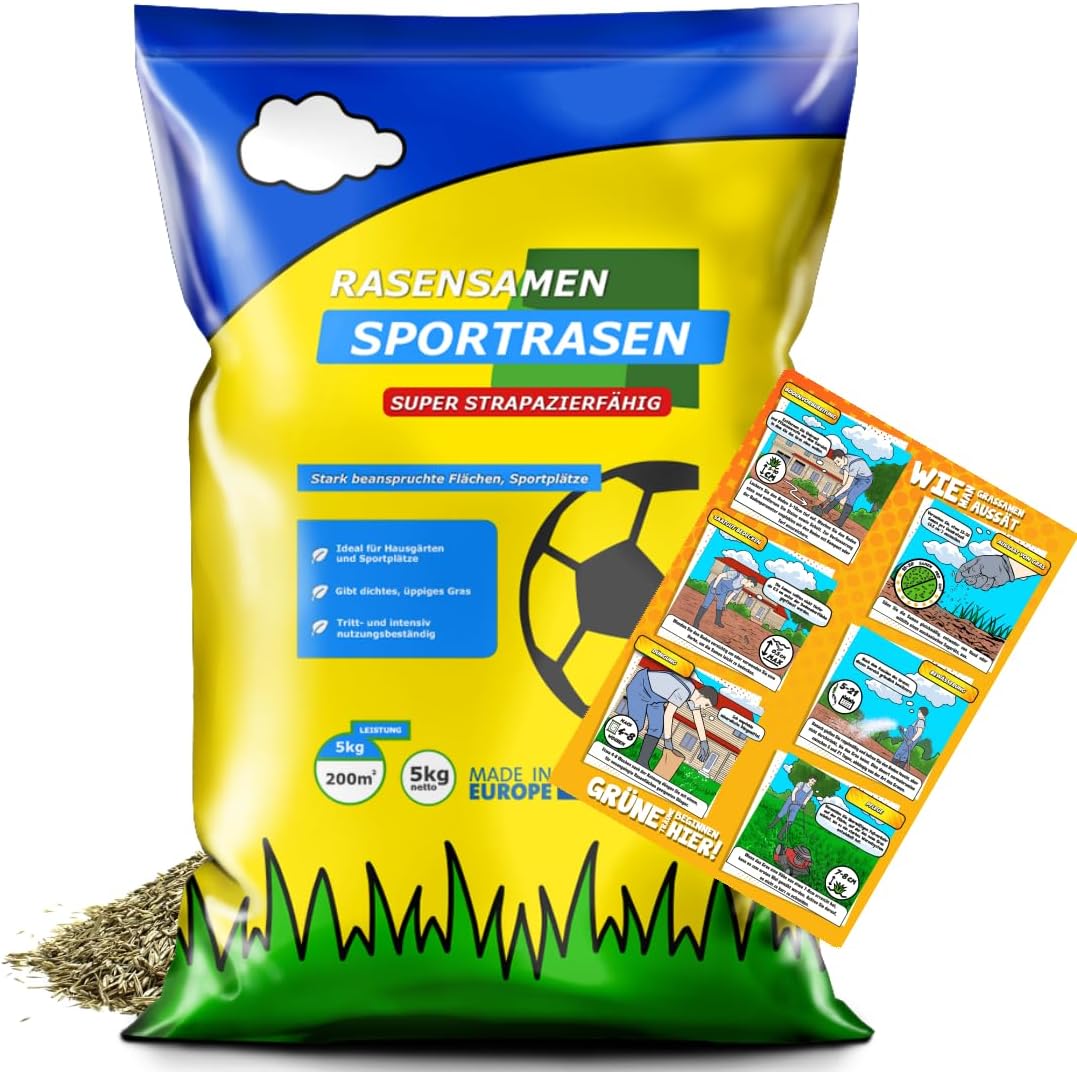 Substral Rasensamen Sport und Spiel, strapazierfähige Rasensaat