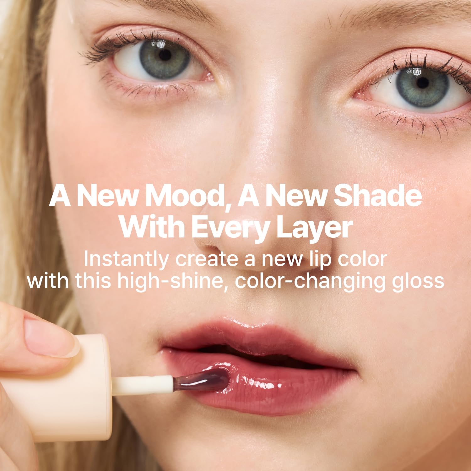 fwee 3D Changing Gloss | 00 Clear | Lip Gloss for changing color, Layering Gloss, Long-lasting & Plumping, Glossy | 5.3g - Image 5