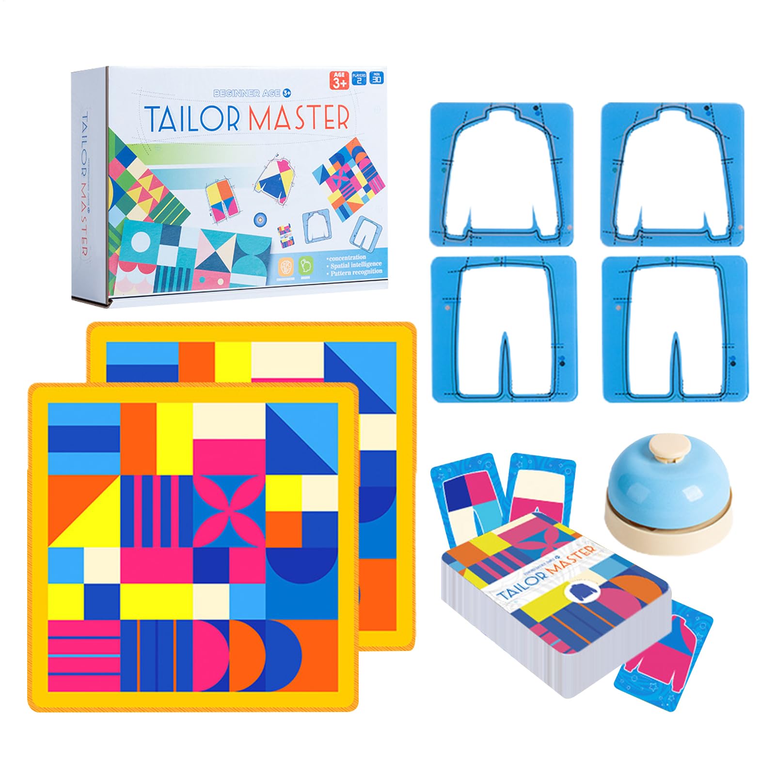 35 X 35 X 0,2 cm Tailor Master Game Passende Kleidung Puzzle-Spiel Farblich Passendes Tischspiel Tailor Master Matching Spiel Zu Kultivieren Denken Reaktion, Doppelbattle-Tischspiel